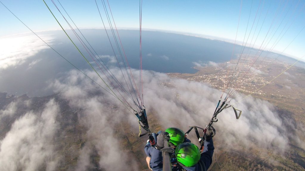 volar en parapente en tenerife