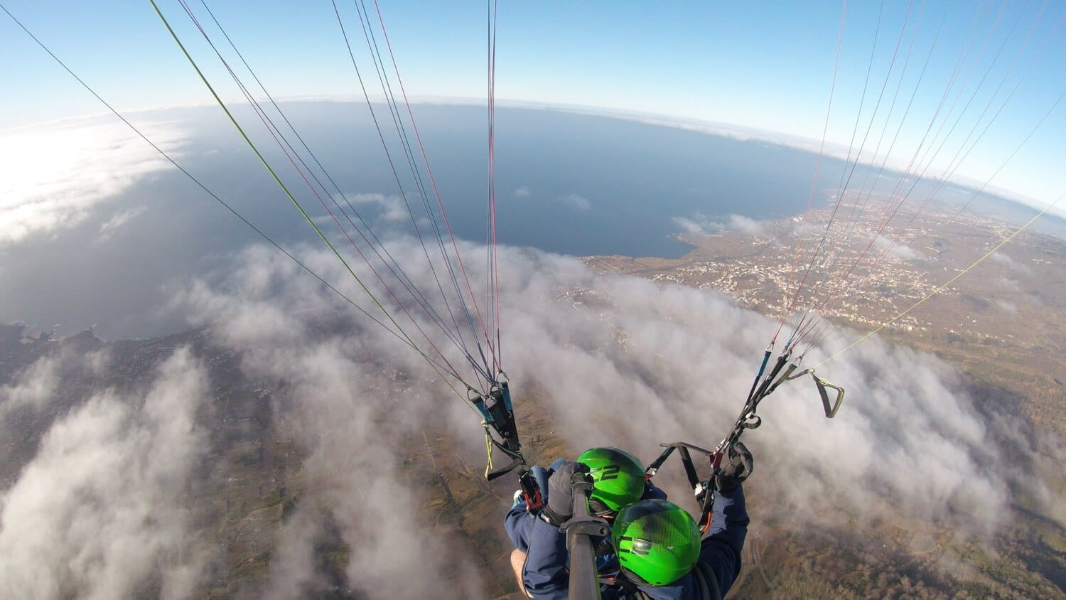 volar en parapente en tenerife