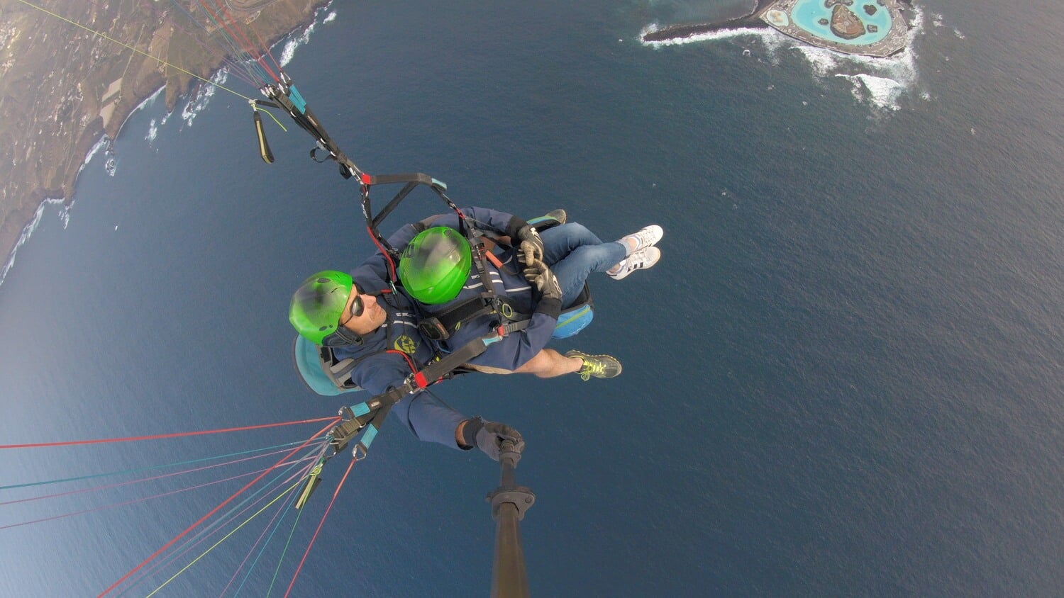 parapente en el teide