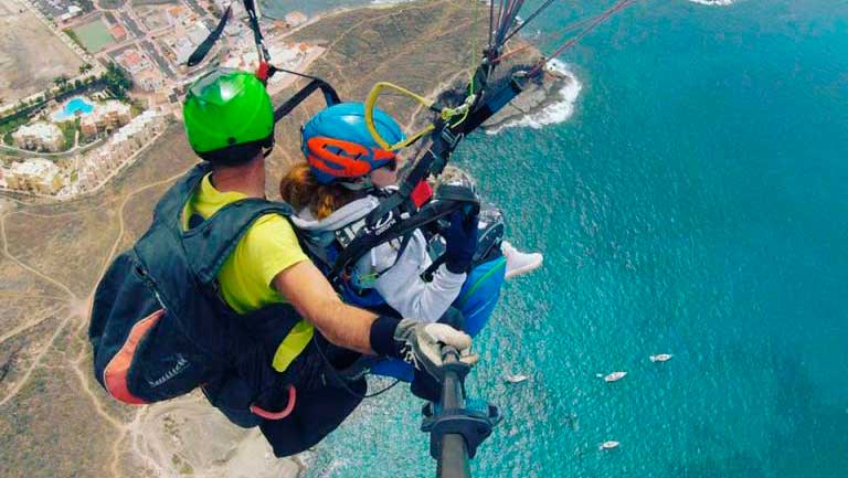 parapente en adeje