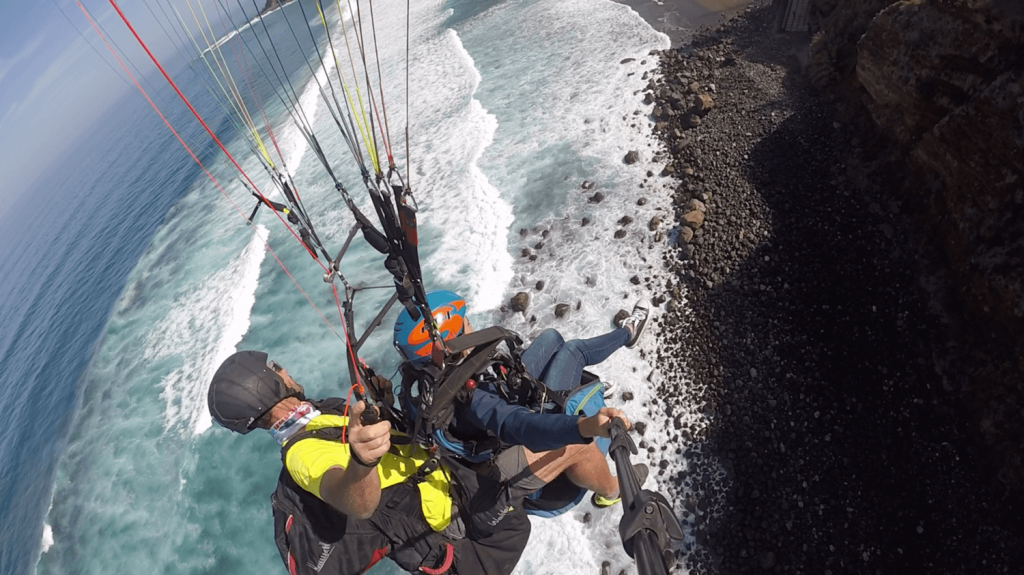 vuelo parapente costa adeje