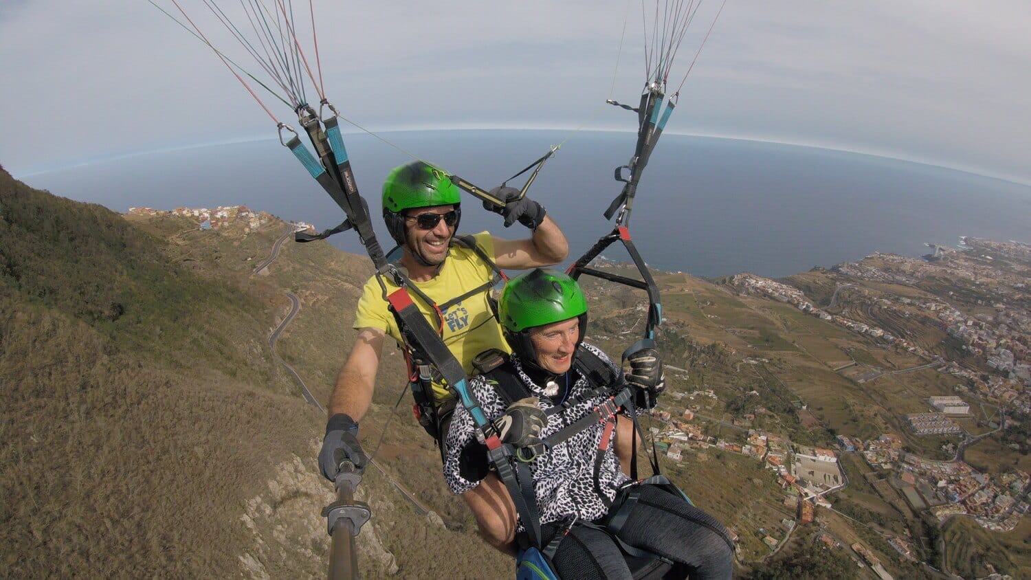 vuelo parapente adeje