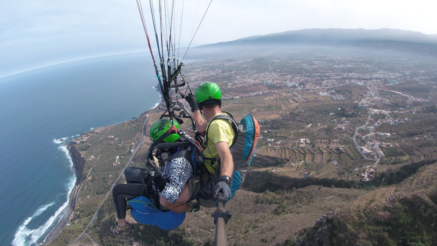 parapente en taucho tenerife