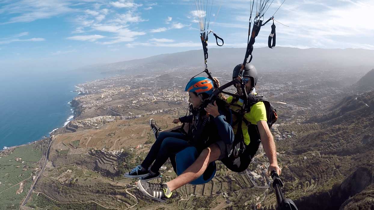 parapente adeje