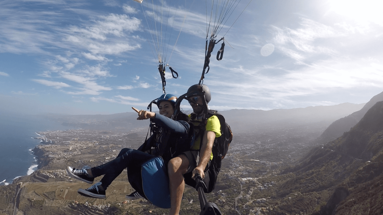 volar en parapente en tenerife