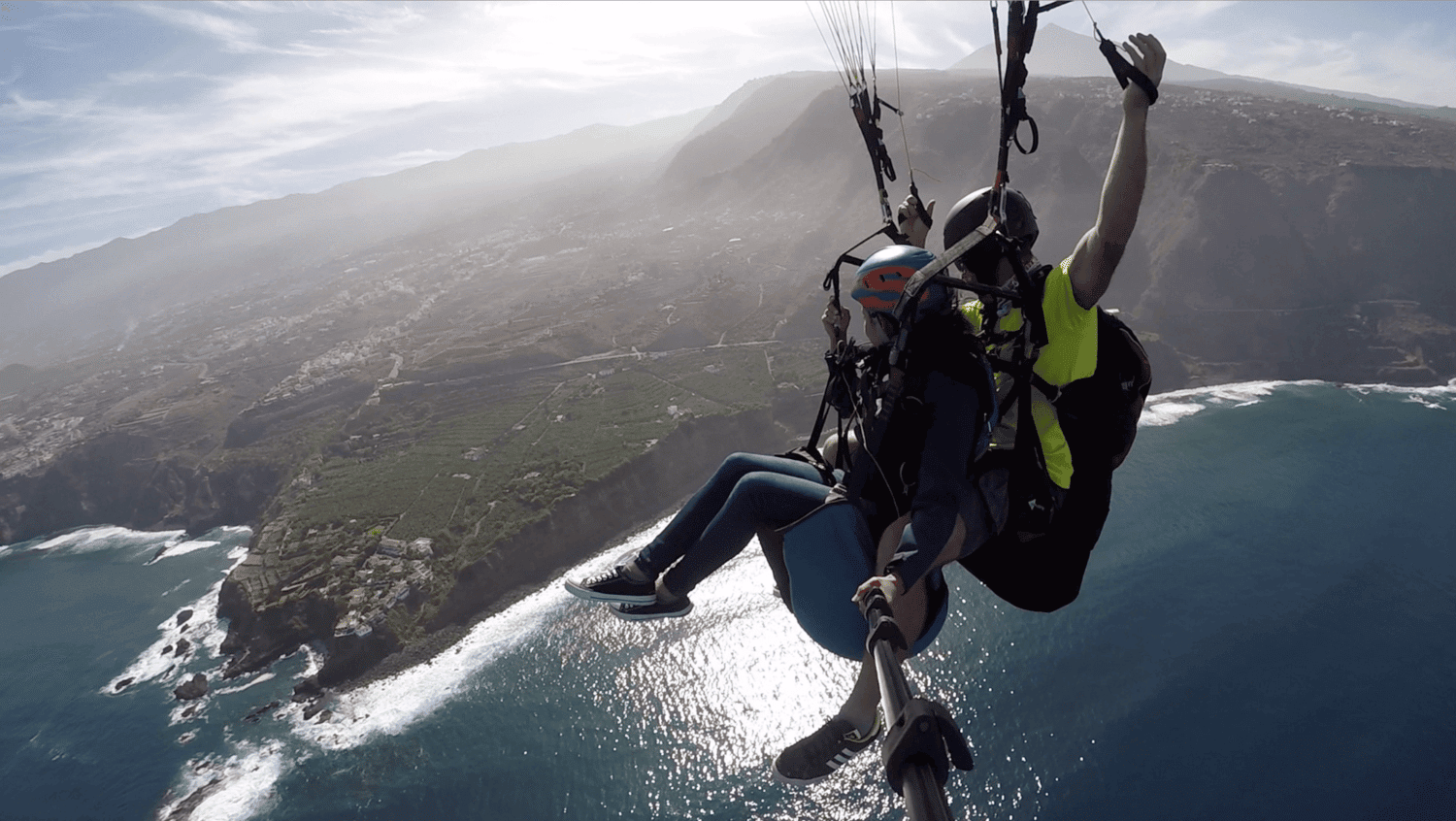 salto en parapente tenerife