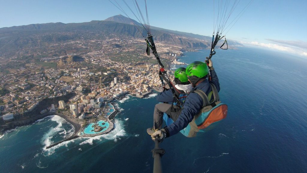paragliding in tenerife