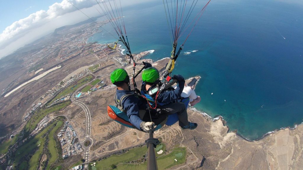parapente en adeje
